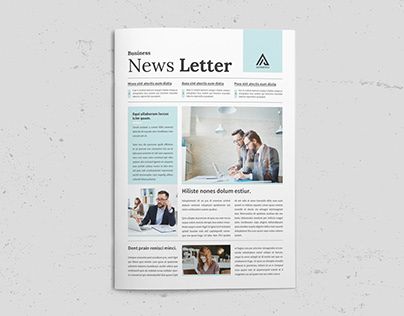 News Letter Design, Newsletter Design Templates, Company Newsletter, Business Newsletter Templates, Indesign Tutorials, Newsletter Layout, Strong Typography, Newspaper Layout, News Letter