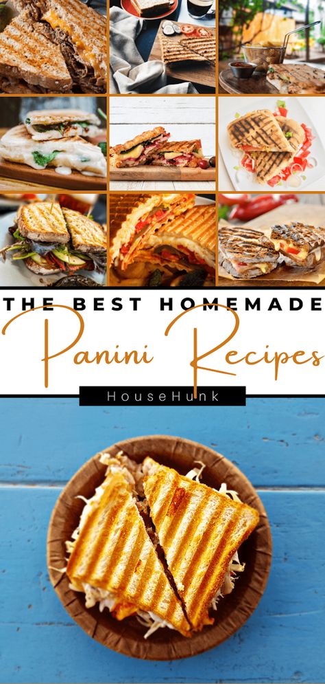 Best Panini Recipes, Panini Press Recipes, Grilled Cheese Panini, Sandwich Recipes Panini, Panini Recipes Chicken, Cheese Panini, Best Sandwich Recipes, Panini Sandwich, Panini Recipes