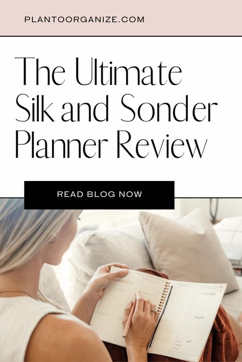 Silk and sonder planner review by Plan to Organize. silk and sonder. silk sonder. Silk And Sonder Planner Ideas, Silk And Sonder, Action Planner, Franklin Planner, Planner Review, Time Management Tools, Simple Planner, Creative Planner, Effective Time Management