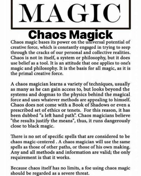 ✨🖤#chaosmagick 🖤✨ #witchcraft #chaosmagic #magic #magick #occult #lefthandpath Dream Magick Witchcraft, Necromancy Witchcraft, Chaos Witchcraft, Chaos Energy, Emerald Tablets Of Thoth, Chaos Magick, Ancient Babylon, Goddess Symbols, Chaos Magic