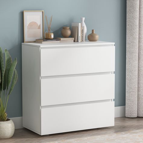 3 Drawer 32.3"H x 30.3" W Nightstand Chest Cabinet - Bed Bath & Beyond - 35436868 Closet For Nursery, 6 Drawer Tall Dresser, Dresser Closet, Chest Cabinet, Wooden Storage Cabinet, Dresser Chest, Dresser Storage, 3 Drawer Dresser, Wooden Dresser