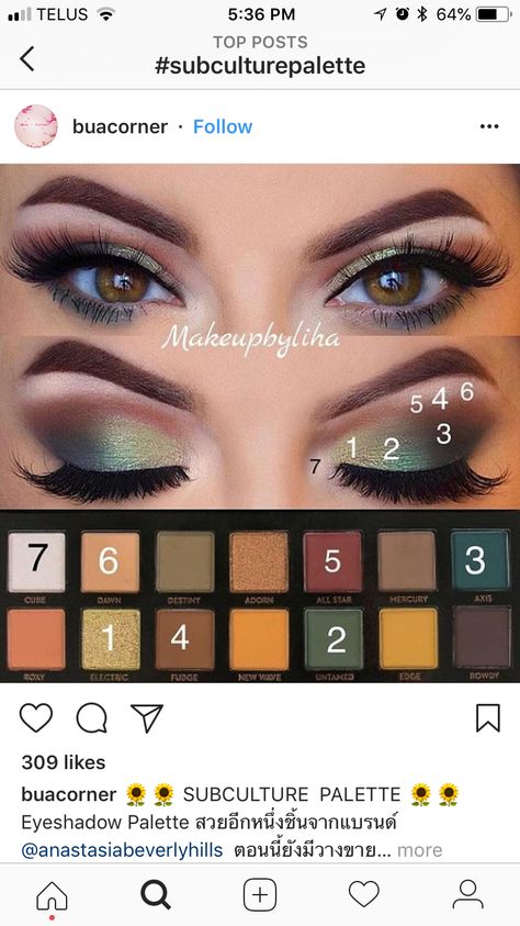 Morphe 35a Up Til Dawn Looks, Step By Step Eyeshadow Looks, Anastasia Subculture, Eyeshadow Looks Step By Step, Subculture Palette, Maquillage Yeux Cut Crease, Eyeshadow Step By Step, Makeup Ideas Homecoming, Hazel Eye Makeup