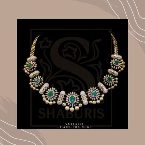 283 Likes, 0 Comments - SHABURIS SILVER JEWELRY (@shaburis) on Instagram: “Pure silver polki Collection ! “Customization available” . . . . ##925silver #indianjewelery…” Latest Indian Jewellery, Bridal Jewellery Inspiration, Real Diamond Necklace, Necklace Set Indian, Antique Jewellery Designs, Beautiful Gold Necklaces, Diamond Necklace Designs, Necklace Swarovski, South Indian Jewelry