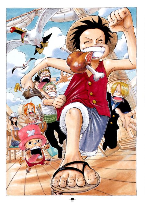 One Piece Color Walk, Luffy Manga, Wall Scroll, One Piece Figure, One Piece Crew, One Piece Wallpaper Iphone, Anime Poster, One Piece Funny, 캐릭터 드로잉