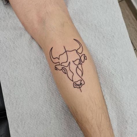 Simple Bull outline Bull Outline, Taurus Symbol Tattoo, Taurus Bull Tattoos, Prison Drawings, Bull Skull Tattoos, Bull Tattoo, Taurus Symbols, Taurus Tattoo, Taurus Bull