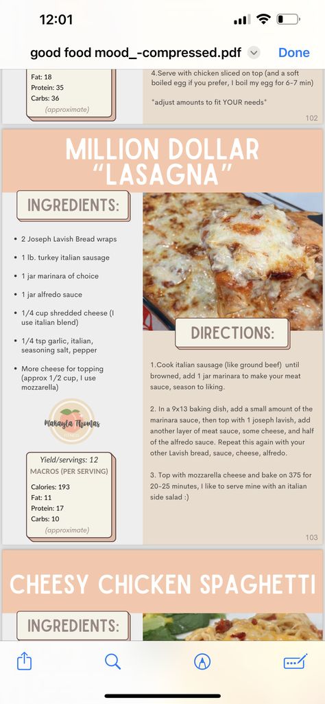 Makayla Thomas, Cheap Meal Plans, Macro Nutrition, Cleaner Eating, Diet Dinner, Lasagna Ingredients, Healthier Alternatives, Tiktok Recipes, Sheet Pan Chicken