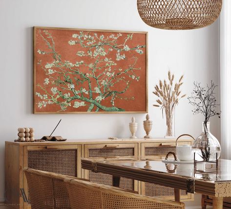 Vincent van Gogh Print Almond Blossom Floral Poster Japanese Spring, Impressionist Art, Large Wall Art Canvas Giclee #2366 Art For Office Walls, Living Room Art Wall, Japanese Spring, Large Wall Art Canvas, Poster Japanese, Almond Blossom, Large Canvas Wall Art, Floral Poster, Impressionist Art