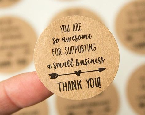 Small Business Stickers, Small Business Quotes, Small Business Cards, Stickers Shop, Packaging Ideas Business, Small Business Packaging Ideas, Handmade Packaging, Business Packaging, Small Business Packaging