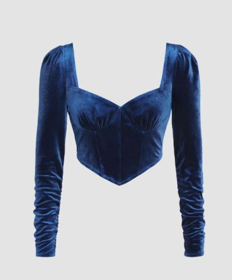 Velvet Cami Dress, Live House, Blue Corset, Velvet Dresses, Corset Fashion, Corset Mini Dress, Corset Crop Top, Clothing Details, Trendy Clothes For Women