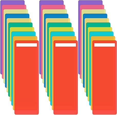 Amazon.com : 50 Pcs Library Book Dividers with 110 Pcs Stickers Library Shelf Dividers 4 x 12 Inch Plastic Shelf Dividers and Assorted Colored Bookshelf Markers for Shelves School Library Classroom Student Teacher : Office Products Colored Bookshelf, Colorful Bookshelf, Library Classroom, Book Dividers, Library Shelf, Computer Center, Teacher Office, Library Shelves, Shelf Dividers