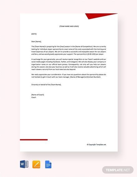 Individual Sports Sponsorship Letter Sports Sponsorship Letter, Sponsorship Letter Template, Donation Letter Samples, Solicitation Letter, Baseball Fundraiser, Sponsorship Letter, Sports Fundraisers, Donation Letter, Sponsorship Proposal