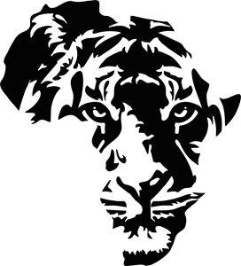 Africa Map Lion Logo Vector (.CDR) Free Download Africa Silhouette, African Tiger, Lion Africa, Africa Tattoos, Africa Art Design, African Tattoo, Lion Vector, African Map, Afrique Art