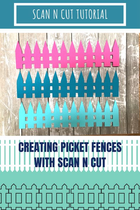 In this video I will teach you how to design your personalized picket fence on Canvas Workspace, then I’ll show you how to send it to your ScanNCut machine, edit and duplicate it it there, and how to get it perfectly cut. I’ll also give you ideas on how to use picket fences on your paper projects. You will learn how to use different shapes, resize them, group the shapes, specify the size (width and height) of your fence, and how to weld it together. Picket Fence Template Free Printable, Picket Fence Crochet Pattern, Paper Picket Fence Diy, Picket Fence Door Hanger, How To Make Fence, White Picket Fence Drawing, Picket Fence Crafts, How To Weld, Canvas Workspace