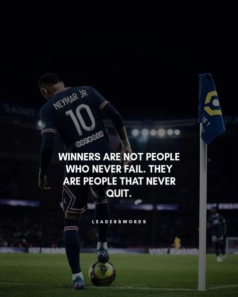 Quotes From Soccer Players, Neymar Motivational Quotes, Student Athlete Motivation, Neymar Motivation, Neymar Quotes, Soccer Player Quotes, Inspirational Football Quotes, Messi Quotes, Soccer Wallpaper