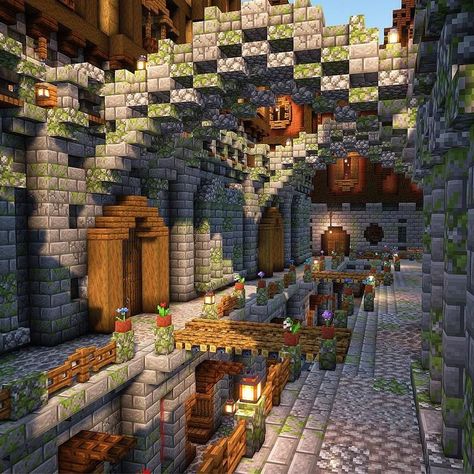 Minecraft Thrown Chair, Interactive Minecraft Builds, Minecraft Miners House, Minecraft Midevil City, Minecraft Chimney Design, Survival Minecraft Houses, Minecraft Kingdom Layout, Minecraft Squid, Minecraft Mountain House