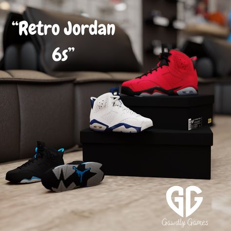 Retro Jordan 6s | Patreon Sims 4 Free Mods, Sims 4 Male Clothes, Sims 4 Piercings, Sims Baby, The Sims 4 Pc, Sims 4 Cc Shoes, Free Sims 4, Sims 4 Children, Sims 4 Game Mods