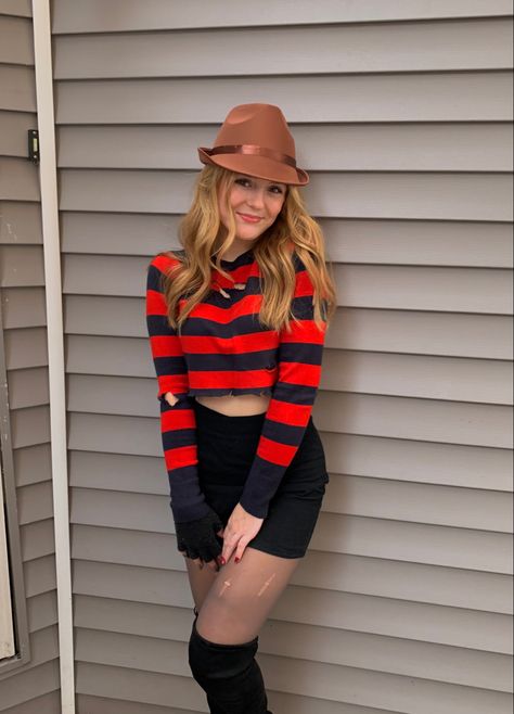 Ideas Disfraz, Halloween 2023, Freddy Krueger, Costume Ideas, Scream, Women's Plaid Shirt, Halloween Costumes, Halloween, Hair