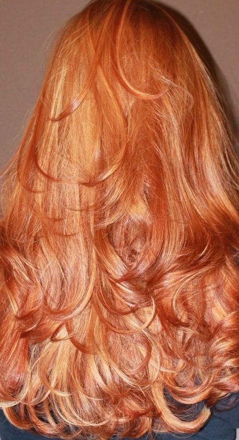 Red And Blonde Highlights, Red And Blonde, Amber Hair, Red Blonde Hair, Strawberry Blonde Hair Color, Costume Noir, Copper Hair Color, Hair Color Auburn, Shoulder Hair