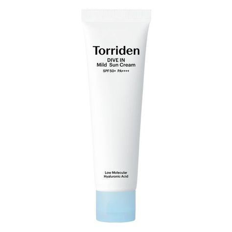 Torriden - DIVE-IN Mild Suncream | YesStyle Torriden Dive In, Turmeric Root, Skin Care Brands, Sun Cream, Mineral Sunscreen, Beauty Packaging, Flower Extract, Korean Beauty, Skin Protection