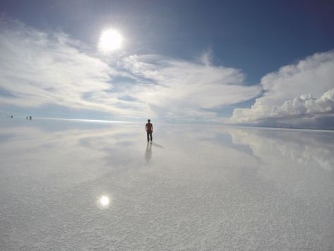 Bolivian Salt Flats Bolivian Salt Flats, Bolivia Salt Flats, Salt Flat, Lake Reflection, Salt Flats, Mirror Effect, G Adventures, Rainy Season, Beautiful Sights