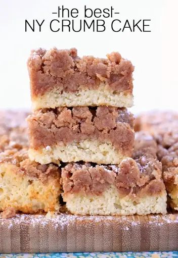 THE BEST NEW YORK CRUMB CAKE 1 Sip And Feast Crumb Cake, Crumb Cake Using Box Cake, Copycat Entenmanns Crumb Cake, The Best New York Crumb Cake, Double Crumb Cake, Double Crumb Coffee Cake, Coffee Cake Moist, New Jersey Crumb Cake, New York Coffee Cake