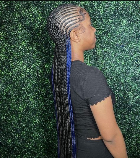 Hairstyles Long Braids, Protective Style Braids, Protective Braids, I Like Your Hair, Cornrows Braids For Black Women, Feed Ins, Magenta Hair, Hot Pink Hair, Summer Braids