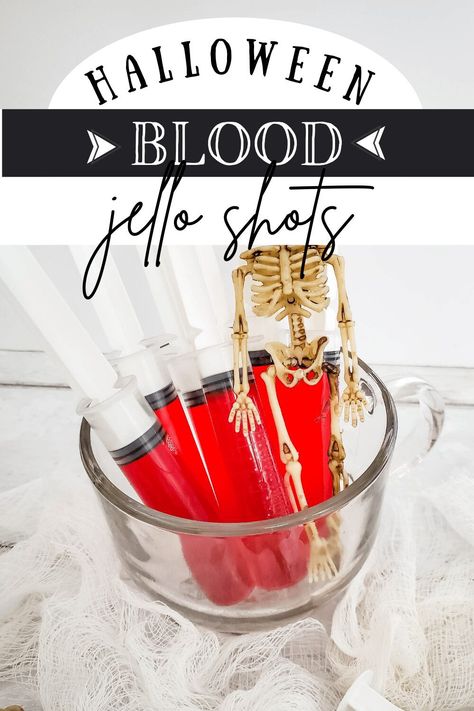 Halloween Blood Jello Shot Recipe ~ Rum Jello Shots Served Up In A Syringe! Halloween Syringe Jell-o Shots, Jell-o Shot Syringes, Syringe Shots Recipes, Halloween Jello Shots Alcohol Syringe, Jello Shots Syringe, Jello Shots Halloween, Jello Shot Syringes Recipe, Syringe Jello Shots, Rum Jello Shots