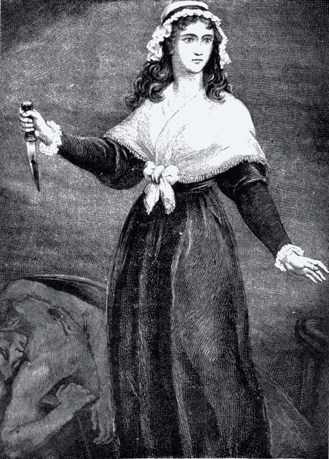 Charlotte Corday and the Corday/Mob Cap. Charlotte Corday was a working class woman who became famous for murdering Marat in his bathtub, and had the white bonnet named for her. Charlotte Corday, Mob Cap, Class Woman, White Bonnet, Sacred Groves, Spencer Family, The French Revolution, History Curriculum, French People