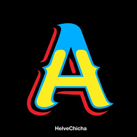 HelveChicha on Behance Mexican Lettering, Sign Lettering Fonts, Mexican Fonts, Sign Painting Lettering, Bubble Letter Fonts, Font Bubble, Instagram Font, Old English Font, Sign Painting