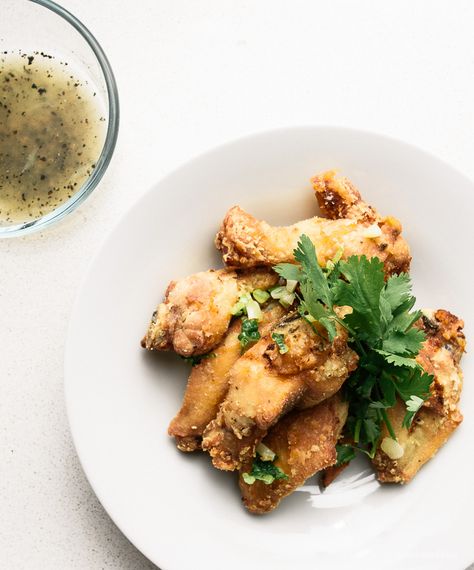 Phnom Penh Fried Chicken Wings | iamafoodblog.com | @iamafoodblog Phnom Penh Chicken Wings Recipe, Cambodian Fried Chicken Wings, Cambodian Chicken Wings, Cambodian Dishes, Rustic Meals, Cambodian Chicken, Vietnamese Fish Sauce, Cambodian Recipes, National Fried Chicken Day