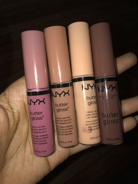 NYX Butter Gloss #RealReview – AMBRE ALERTT Lipgloss Combo, Crazy Lipstick, Maquillage On Fleek, Lip Combos, Nyx Butter, Nyx Butter Gloss, Butter Gloss, Makeup For Black Skin, Lip Makeup Tutorial