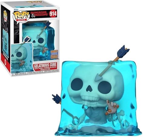 Amazon.com: Funko Gelatinous Cube 3.8-in Vinyl Figure WonderCon Limited Edition Exclusive : Toys & Games Gelatinous Cube, Myths & Monsters, Moon Knight, Funko Pops, Vinyl Figures, Game Room, Locs, Toys Games, Statue