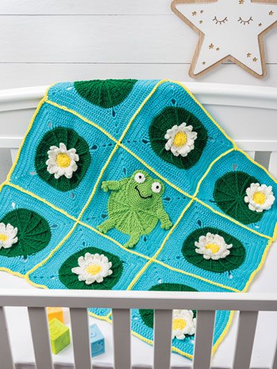 Crochet Kids Blanket, Blanket Patterns, Basic Design, A Frog, Crochet Blankets, Blanket Crochet, Bead Kits, Crochet Squares, Crochet Knitting