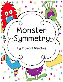 2 Smart Wenches: Monster Symmetry Halloween Symmetry, Monster Classroom, Symmetry Activities, Math Night, Eureka Math, Kids Math, Halloween Math, Writer's Workshop, Symmetry Art