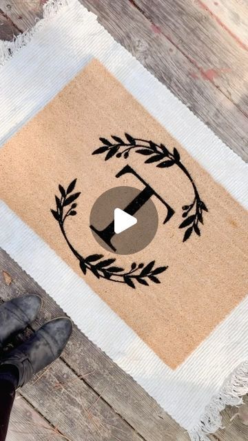 Daddy Daughter Deco | Decorative Doormats | Handmade Home Decor on Instagram: "𝐒𝐨 𝐒𝐢𝐦𝐩𝐥𝐞 & 𝐄𝐥𝐞𝐠𝐚𝐧𝐭✨

Our monogram doormats are a great way to add a personalized touch to your home, while keeping it simple and neutral ! 🥰

✨Shop DaddyDaughterDeco.com ✨

#doormat #doormats #porchdecor #frontporchdecor #customdoormat #doormatsofinstagram #smallbusiness #handmade #patiodecor #daddydaughterdeco" Monogram Door Mat, Custom Doormat, Keep It Simple, Welcome Mats, Handmade Home Decor, Handmade Home, Patio Decor, Porch Decorating, Door Mat