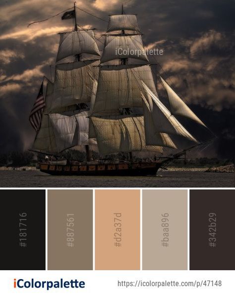 Pirates Of The Caribbean Color Palette, Pirate Color Palette, Movie Paintings, Mood Board Art, Cat Pirate, Interior Color Palette, Pirate Core, Blue Pallets, Sailing Aesthetic