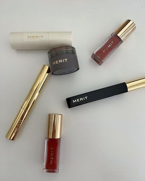 Merit Mascara, Merit Lip Oil, Minimalist Makeup, Favorite Makeup Products, Lengthening Mascara, Makeup Must Haves, Top Shelf, Inner Child, Lip Oil