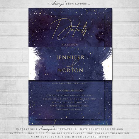 Cosmos Wedding, Purple Gold Wedding, Celestial Wedding Invitations, Night Sky Wedding, Constellation Wedding, Blue Purple Wedding, Sky Wedding, Stars Wedding, Galaxy Wedding