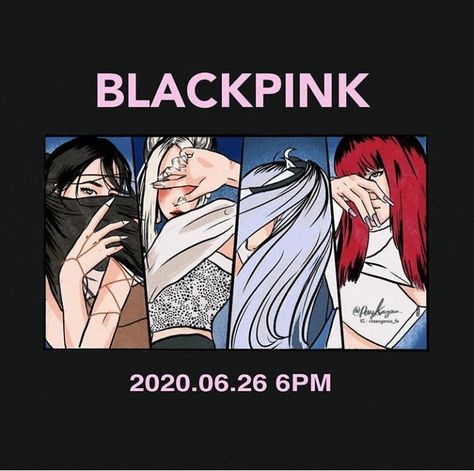 Blackpink Artwork, Twitter Fanart, Blackpink Fanart, Kpop Anime, Blackpink Poster, Blackpink Wallpaper, Jennie Jisoo, Shirt Print Design, Arte Sketchbook