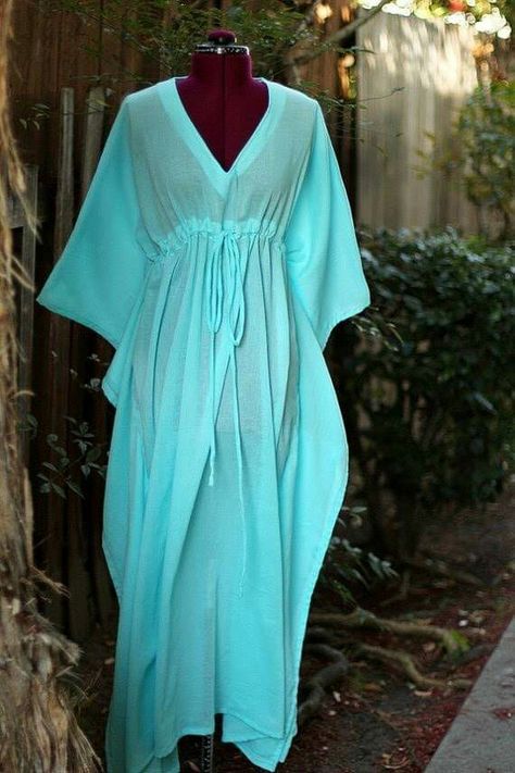 Summer Beach Cover-up Kaftan, Chic Long Kaftan For Beach Cover-up, Handmade Summer Kaftan For Beach Cover-up, Hippie Beach Cover-up Kaftan, Cotton Maxi Kaftan For Beach Cover-up, Kaftan Pattern, Kaftan Designs, Long Kurti Designs, Salwar Kamiz