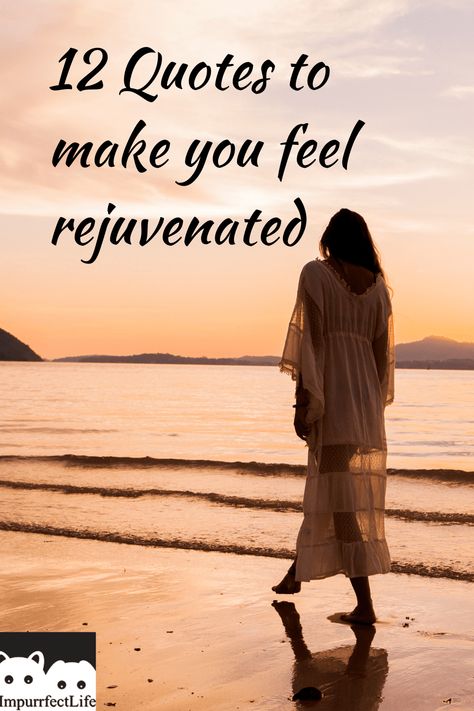 Life is full of peaks and valleys so having tools to help keep you uplifted and feeling renewed is important. Today I’ll share with you 12 quotes to make you feel rejuvenated. This is the perfect way to help get your week started on a positive note. #lifelessons #impurrfectlife #rejuvenated #inspiration #positivity #refresh #recharge #mindfulness Rejuvenation Quotes Inspiration, Quotes About Reset, Refresh Quotes Inspiration, Rejuvenation Quotes, Rejuvenate Quotes, Restore Quotes, Recharge Quotes, Renewal Quotes, Refresh Quotes