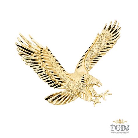 14K gold Eagle Pendant Eagle Eagle Jewelry  by topgolddiamondjew Eagle Jewelry, Eagle Pendant, Fine Gold Jewelry, Animal Pendant, Gold Eagle, Bird Charm, Gold Diamond Jewelry, Large Jewelry, Old Jewelry