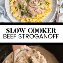 Stroganoff Slow Cooker, Slow Cooker Beef Stroganoff Recipe, Steak Stroganoff, Mini Crockpot Recipes, Mushroom Sauce Steak, Small Slow Cooker, Beef Stroganoff Crockpot, Beef Stroganoff Recipe, Crockpot Recipes Beef Stew