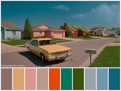 Directed By Tim Burton, Color In Film, Movie Color Palette, Cinema Colours, Color Script, Edward Scissorhands, Disney Colors, Brand Color Palette, Color Film