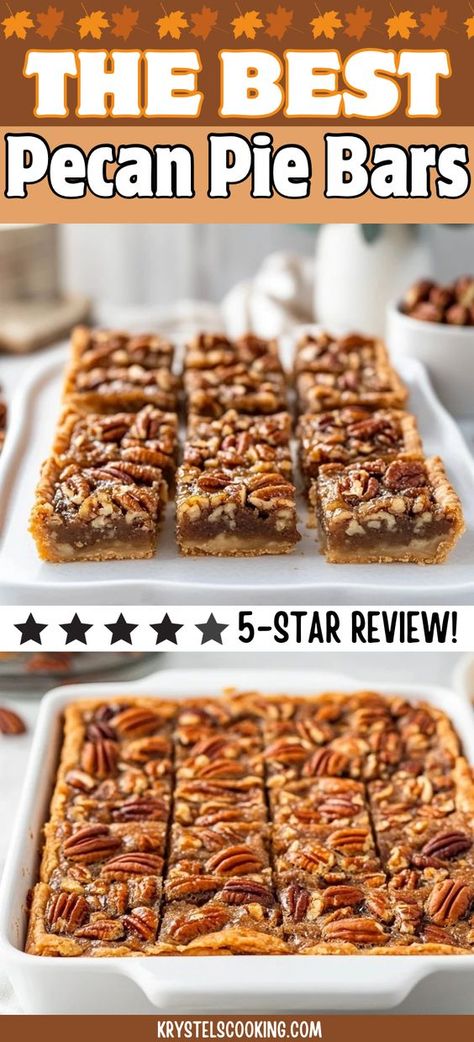 Easy Pecan Pie Bars: Discover the best fall recipe with these easy-to-bake pecan pie bars. Perfectly sweet and nutty, they’re a hit for any occasion! Pecan Bars With Pie Crust, Best Ever Pecan Pie Bars Recipe, Pecan Pie Squares Easy, Caramel Pecan Pie Bars, Sugar Cookie Pecan Pie Bars, Maple Pecan Bars Recipe, Pecan Pie Bars 8x8 Pan, Pecans Pie Recipe, Easy Fall Deserts Recipes