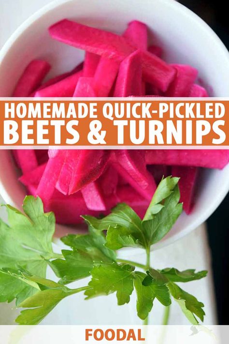 Turnips Recipe, Turnip Recipes, Pickled Turnips, Homemade Cheese Crackers, Comfort Food Chicken, Brunch Bread, Homemade Pumpkin Puree, Beet Recipes, Pickled Beets