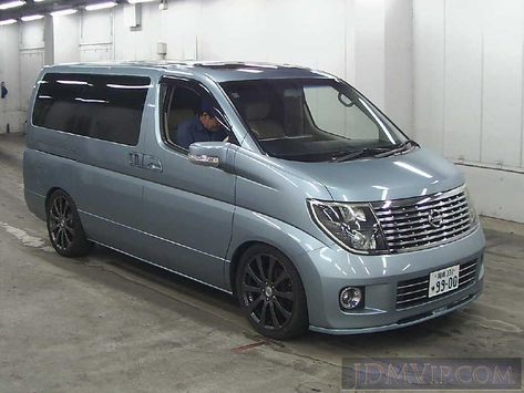 2005 NISSAN ELGRAND X NE51 - https://jdmvip.com/jdmcars/2005_NISSAN_ELGRAND_X_NE51-2uJQg62gT4sCb75-50111 Nissan Elgrand E51, Nissan Vans, Nissan Elgrand, Japan Cars, Camper Conversion, Mens Vans, Yokohama, Jdm Cars, Mini Van