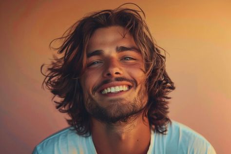 The 14 Hottest Long Hairstyles For Men To Make Her Go Wild Men's Long Hairstyle, Mens Surfer Hair, Men’s Long Hair, Long Mens Haircut, Kyle Hair, Men's Long Hairstyles Straight, Men's Long Hairstyles Wavy, Mens Long Hairstyles, Neck Length Hair