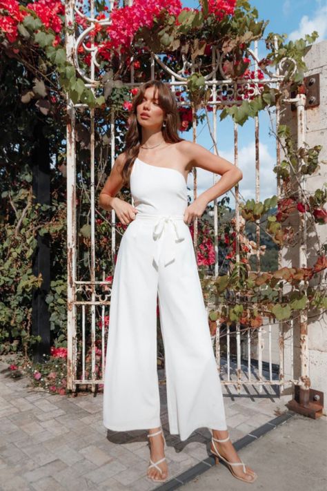 Asymmetric Jumpsuit, Event Look, Wedding Swimwear, Double M, Satin Dresses Long, Satin Dresses Long Sleeve, Rehearsal Dinner Outfits, Bachelorette Party Dress, Bridal Shower Outfit