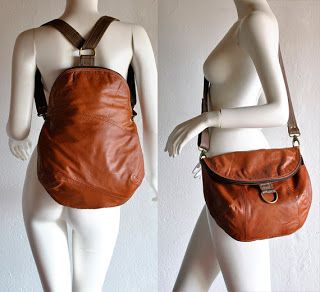 Upcycled Purse, Orange Backpacks, Upcycled Bag, Upcycled Leather, Recycled Leather, Leather Projects, Purse Strap, Backpack Bag, Leather Diy